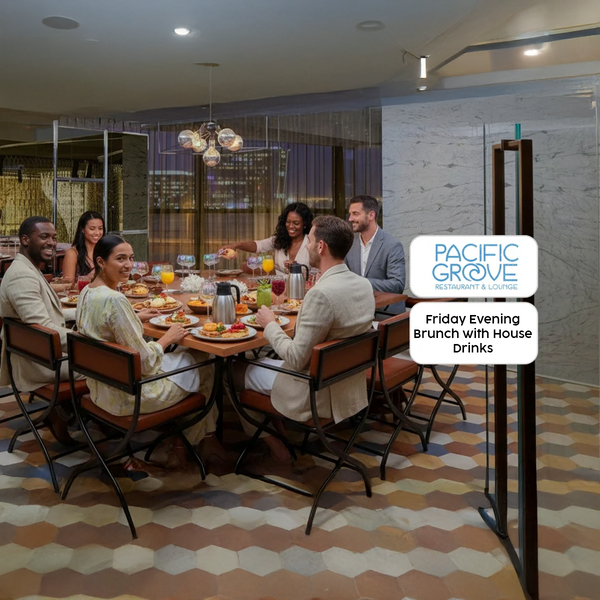 Pacific Groove's Bottomless Friday Evening Brunch with House Drinks