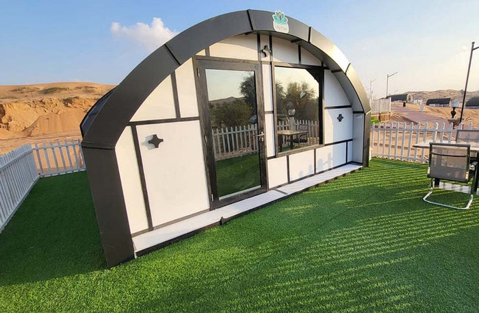 Luxurious Desert Camping in Platinum Pod with Breakfast & Dinner for Two |  at Wondergifts