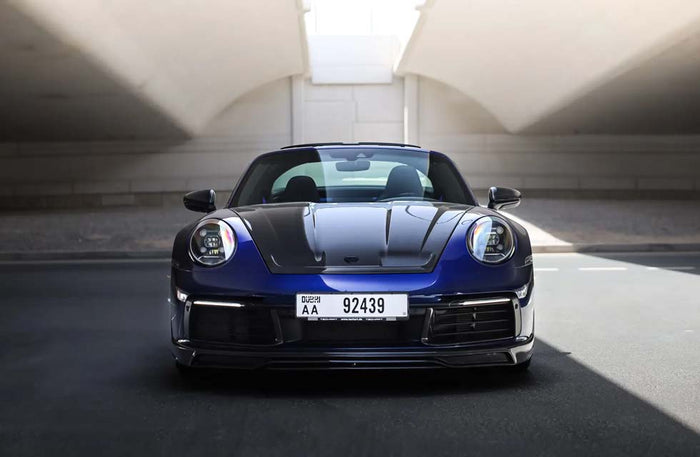 Rent a Porsche: Blue Porsche 911 Targa Techart for One Day |  at Wondergifts
