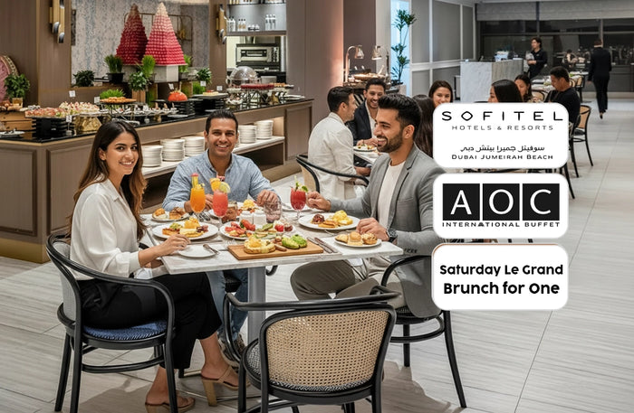 Premium Saturday Le Grand Brunch for One at A.O.C - Sofitel Jumeirah Beach Hotel