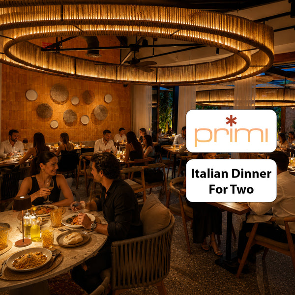 Primi by Panini - Authentic Italian Set Menu Dinner for Two