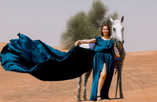 Luxury Private Desert Flying Dress Photoshoot & Private Dune Drive |  at Wondergifts