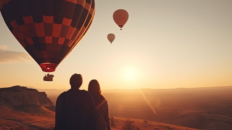 Private Hot Air Balloon Flight Over The Desert | Wondergifts.ae