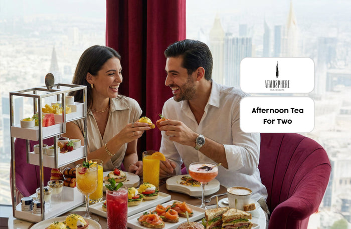 Afternoon Tea Experience for Two at At. Mosphere Burj Khalifa