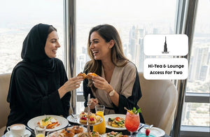 At The Top Burj Khalifa Exclusive High Tea & Lounge Access for Two