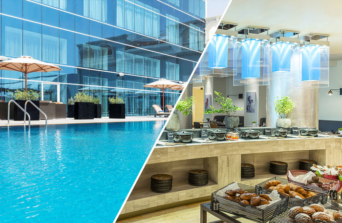 Delightful Breakfast Buffet & Pool Escape for Two at Radisson Blu Ajman |  at Wondergifts