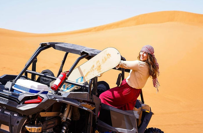 Adventurous Red Dune Buggy Desert Safari with BBQ Dinner for One |  at Wondergifts