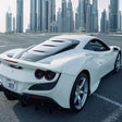 Dazzling Ferrari F8 Tributo One Day Rental at Masterkey Rent a Car