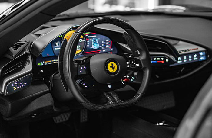 Exotic Ferrari SF 90 One Day Rental at Masterkey Rent a Car