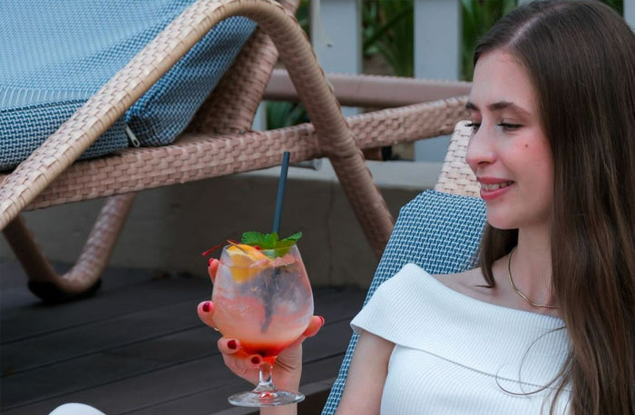 Romantic Pool and Beach Couples Escape at RIVA Beach Club, Palm Jumeirah