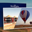 Romantic Desert Escape Gift Box: Chalet Stay and Hot Air Balloon for Two |  at Wondergifts