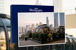 Romantic Dining and Drinks at The Pods for Two with Stunning Dubai Skyline Views |  at Wondergifts
