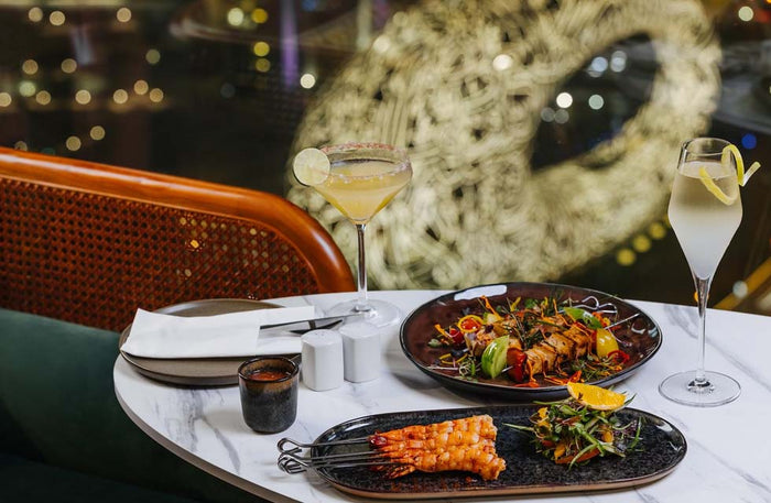 5-Star Romantic Dining Experience with House Beverages with Dubai Skyline Views at Windows Bar |  at Wondergifts