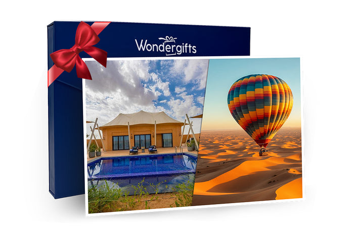 Sunrise Hot Air Balloon & Luxury Stay with Private Pool with Breakfast for Two |  at Wondergifts