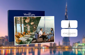 Romantic Lunch with Beverages for Two at At.Mosphere Burj Khalifa