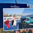 Romantic Proposal: 12-Minute Private Helicopter with Flowers for Two |  at Wondergifts