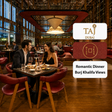 Romantic dinner for two at Miss Tess Taj Dubai
