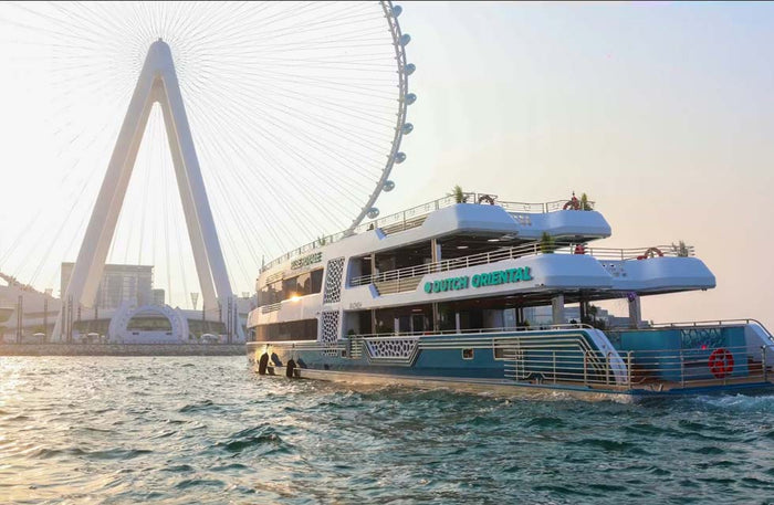 Rose Royale Luxury Shared Dinner Cruise with Soft or House Drinks for Two