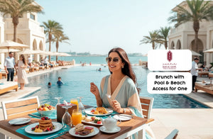 Saturday Brunch with Pool & Beach Access for One at Bab Al Qasr