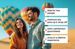 Scenic Hot Air Balloon Ride for Two Over the Dubai Desert