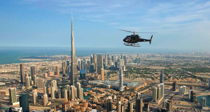 Unforgettable Dubai Helicopter Adventure Over the Iconic Palm Jumeirah with a Free Global Village Any Day Entry Ticket