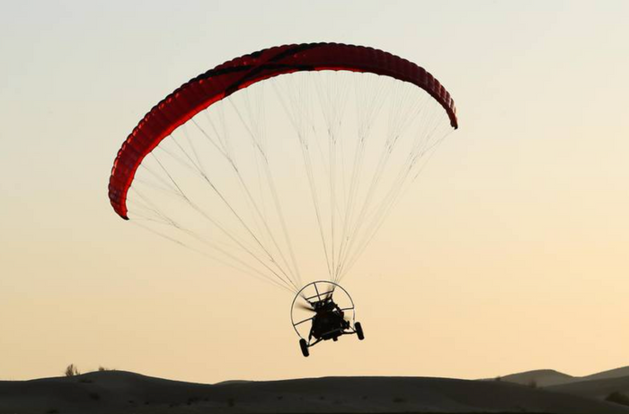 20-Minute Paramotor Adventure Above Dubai Lake |  at Wondergifts