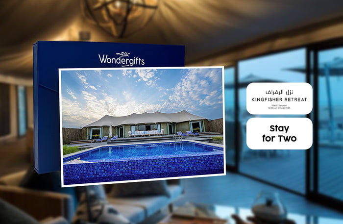 Luxury Premium Tent Stay with Private Pool for Two at Kingfisher Retreat |  at Wondergifts