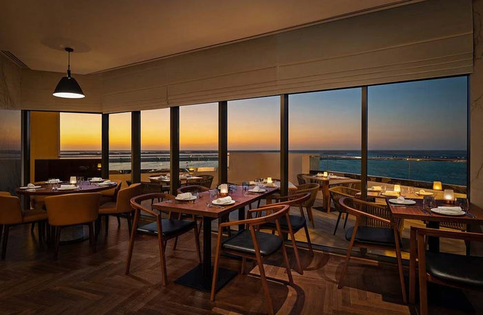 Savory Dinner with Soft Drinks for Two at Sette Restaurant at JA Beach Hotel |  at Wondergifts