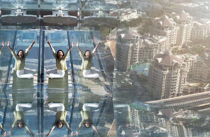 Sky view with slide & Gold Cappuccino for One |  at Wondergifts