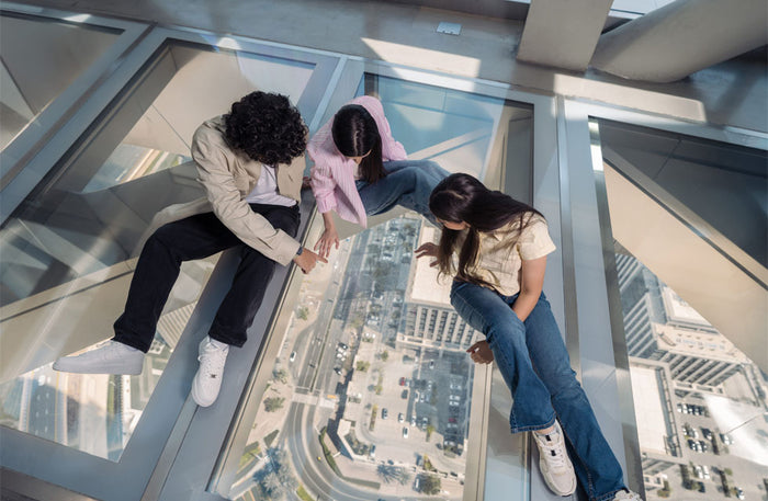 Sky view with slide & Gold Cappuccino for One |  at Wondergifts