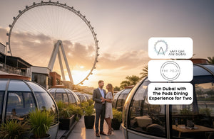 Stunning Ain Dubai Ride with The Pods Dining Experience for Two