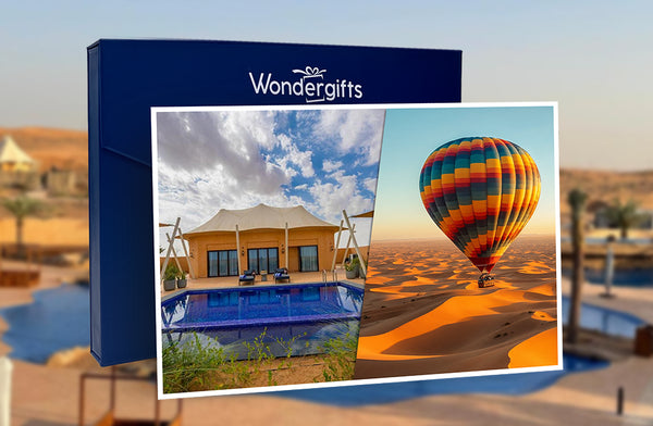 Sunrise Hot Air Balloon & Luxury Stay with Private Pool with Breakfast for Two |  at Wondergifts