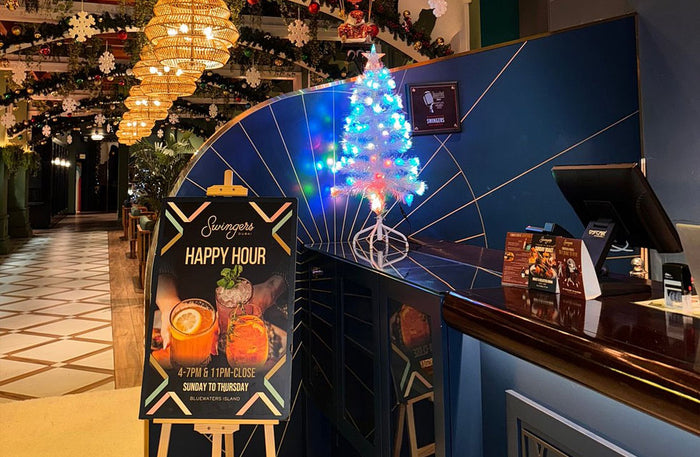 Delightful 2-Course Menu & Mini Golf for Two at Swingers