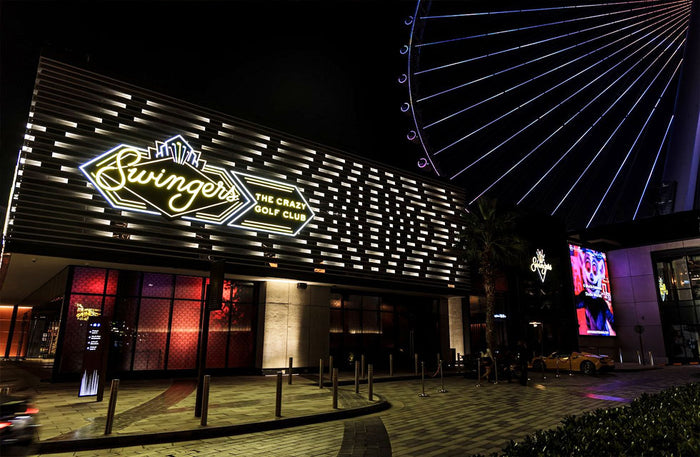 Delightful 2-Course Menu & Mini Golf for Two at Swingers