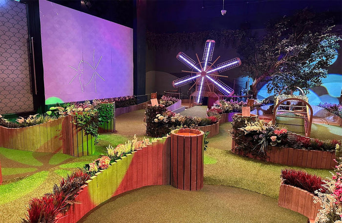 Delightful 2-Course Menu & Mini Golf for Two at Swingers