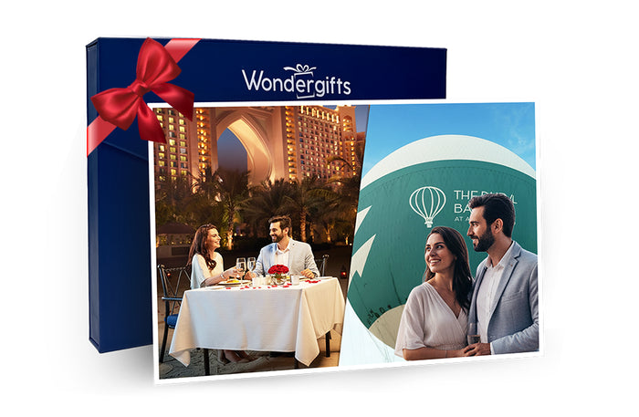 The Dubai Balloon Flight with Romantic Dinner for Two at Atlantis the Palm