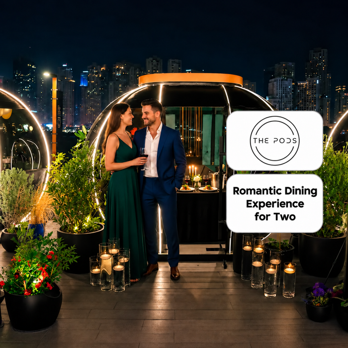 The Pods Dubai - Romantic Pan-Asian Dining Experience for Two