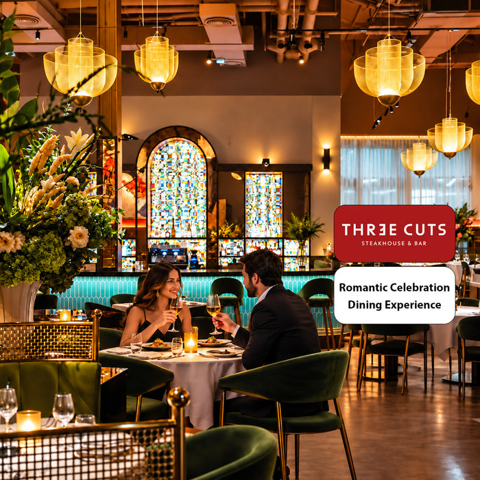 Three Cuts Palm Jumeirah - Romantic Celebration Dinner Experience for Two