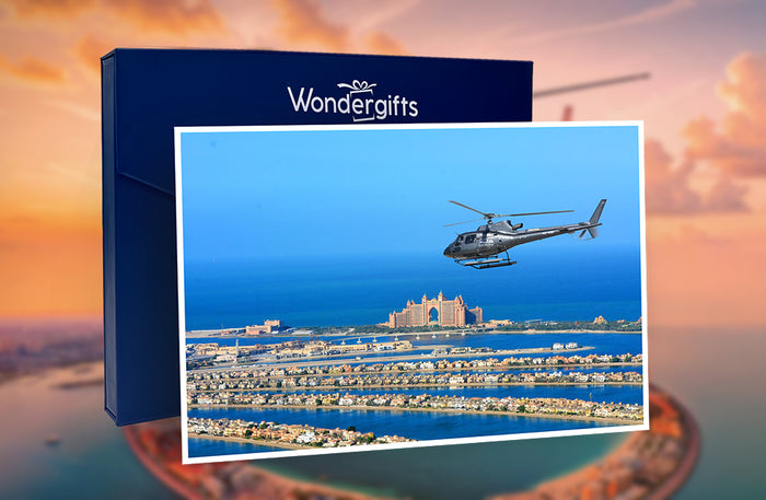 Thrilling 12-Minute Helicopter Tour Gift Box: A Unique Sky-High Adventure |  at Wondergifts