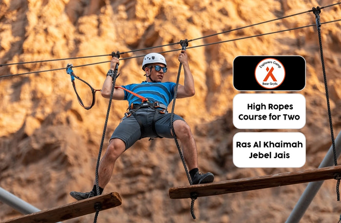 Thrilling Bear Grylls Explorers Camp High Ropes Course for Two