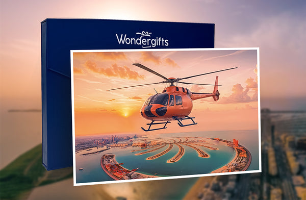 Unforgettable Dubai Helicopter Adventure Over the Iconic Palm Jumeirah with a Free Global Village Any Day Entry Ticket