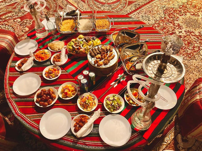 Heritage Village Desert Safari with Lake View Dinner Seating for Two