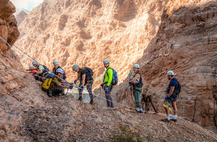 Epic Via Ferrata Mountain Adventure at Bear Grylls Explorers Camp