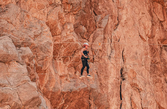 Epic Via Ferrata Mountain Adventure at Bear Grylls Explorers Camp