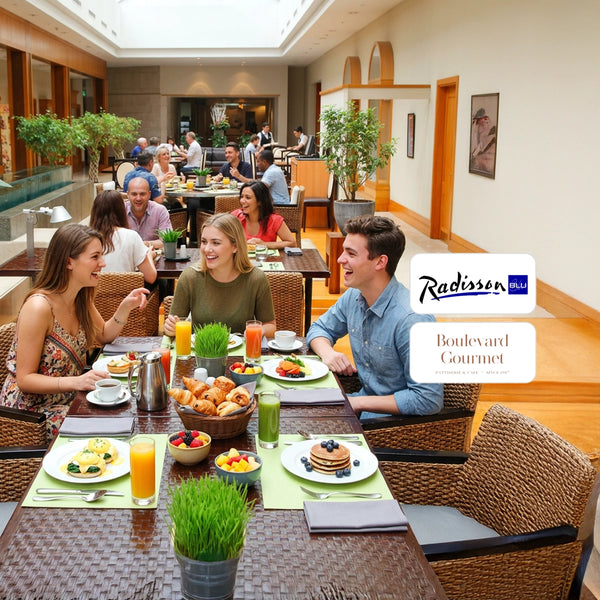 Vibrant GreenHouse Social Brunch Experience at Boulvar Restaurant - Radisson Blu Hotel