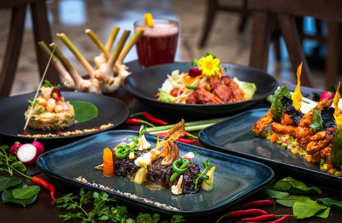Delectable Dinner with Soft Drinks for Two at White Orchid JA Palm Tree |  at Wondergifts