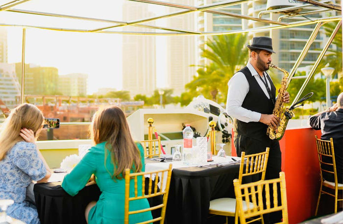 Enchanting Dubai Marina 3-Hour Luxury Sunset Cruise with BBQ for One |  at Wondergifts