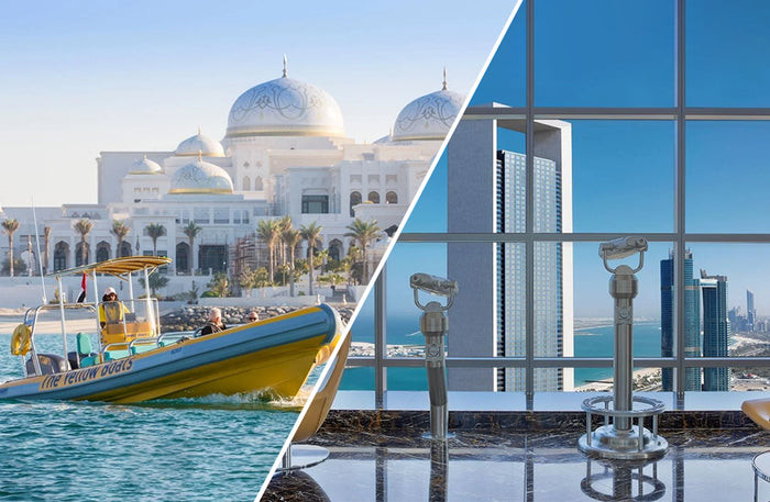 Yellow Boats Abu Dhabi Tour & The Observation Deck at 300 for Two |  at Wondergifts