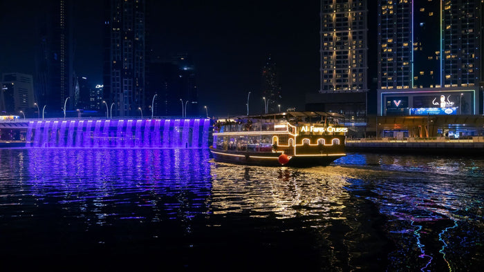 Luxury & Serene Dubai Canal Cruise for Two with Dinner |  at Wondergifts
