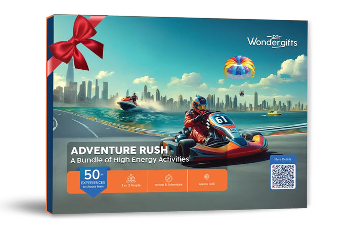 Adventure Rush Gift Box: Choose from 50+ Thrills—Jet Ski, Karting, Zipline & More